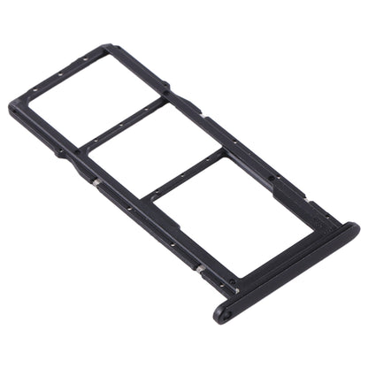 SIM Card Tray + SIM Card Tray + Micro SD Card Tray for Huawei Y6p (Black)