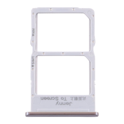 SIM Card Tray + NM Card Tray for Huawei P40 Lite (Silver)