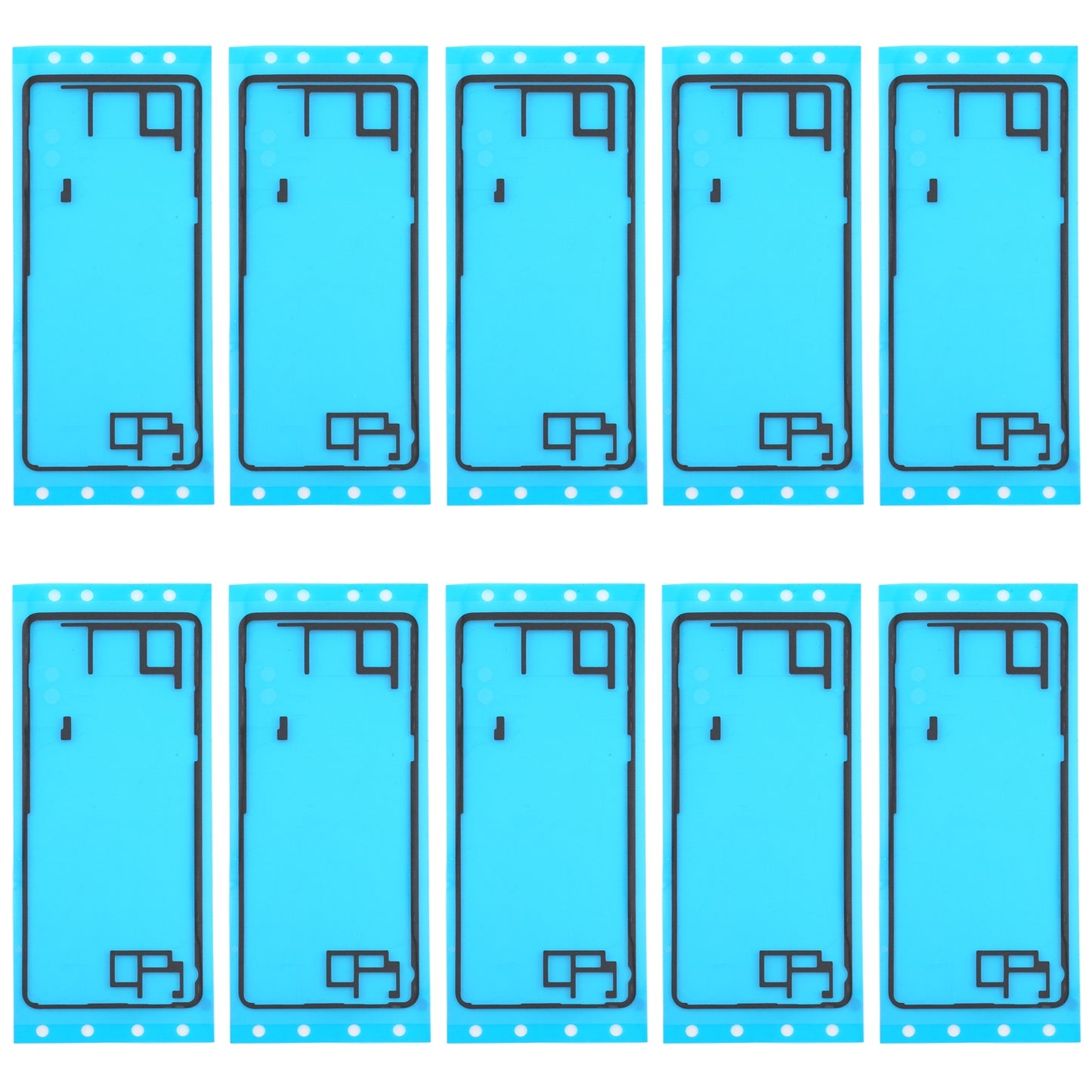 10 PCS Back Housing Cover Adhesive for LG Stylo 6 LMQ730TM LM-Q730TM