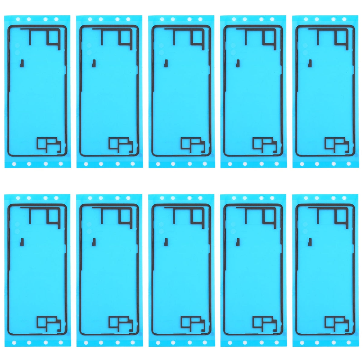 10 PCS Back Housing Cover Adhesive for LG Stylo 6 LMQ730TM LM-Q730TM