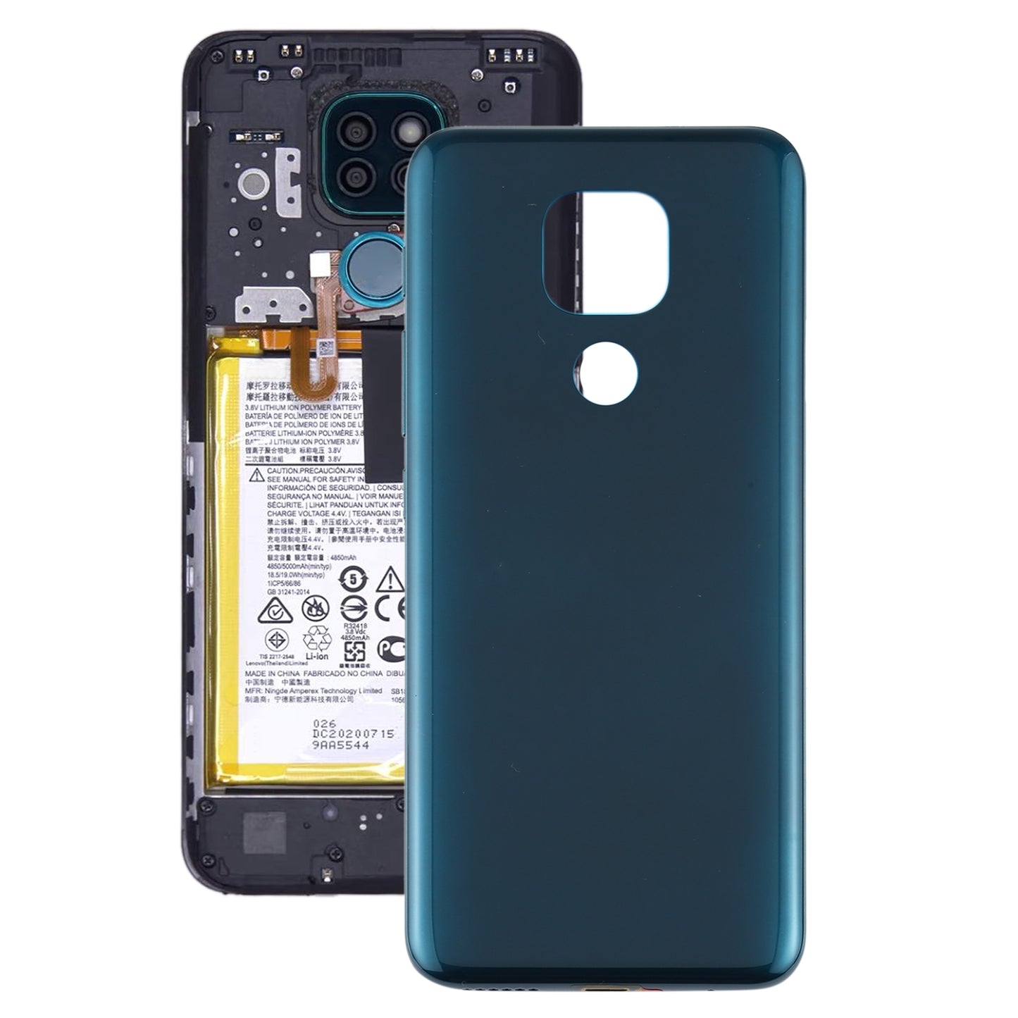 Battery Back Cover for Motorola Moto G9 Play / Moto G9 (India) (Green)