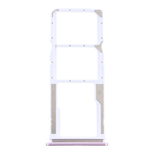SIM Card Tray + SIM Card Tray + Micro SD Card Tray for Xiaomi Redmi 9/Poco C31(Pink)