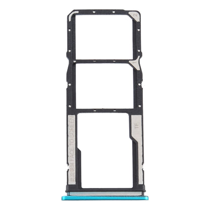 SIM Card Tray + SIM Card Tray + Micro SD Card Tray for Xiaomi Redmi 9(Green)