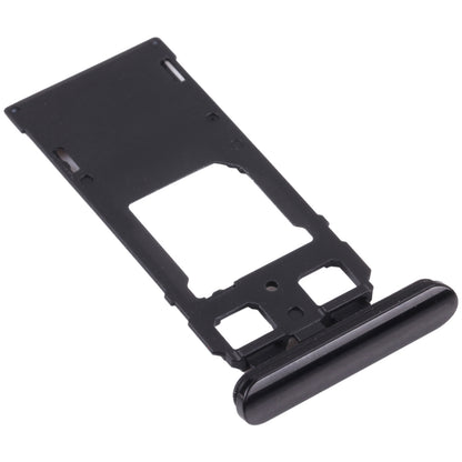 SIM Card Tray + SIM Card Tray / Micro SD Card Tray for Sony Xperia 1 / Xperia XZ4 (Black)