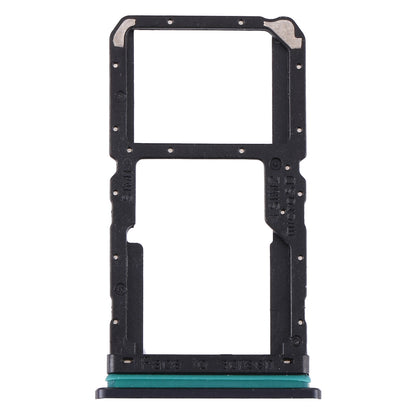 For OPPO Reno2 PCKM70 PCKT00 PCKM00 CPH1907  SIM Card Tray + SIM Card Tray / Micro SD Card Tray (Black)