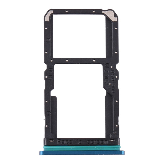 For OPPO Reno2 PCKM70 PCKT00 PCKM00 CPH1907  SIM Card Tray + SIM Card Tray / Micro SD Card Tray (Green)