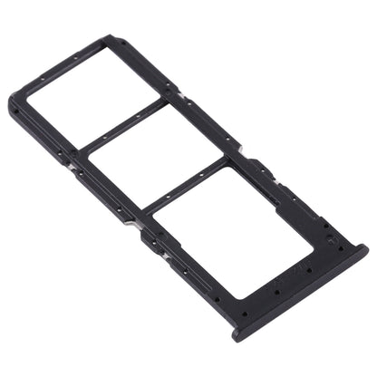 For OPPO A32 / A53 4G / A33 2020 / A53s / A11s PDVM00  SIM Card Tray + SIM Card Tray + Micro SD Card Tray(Black)
