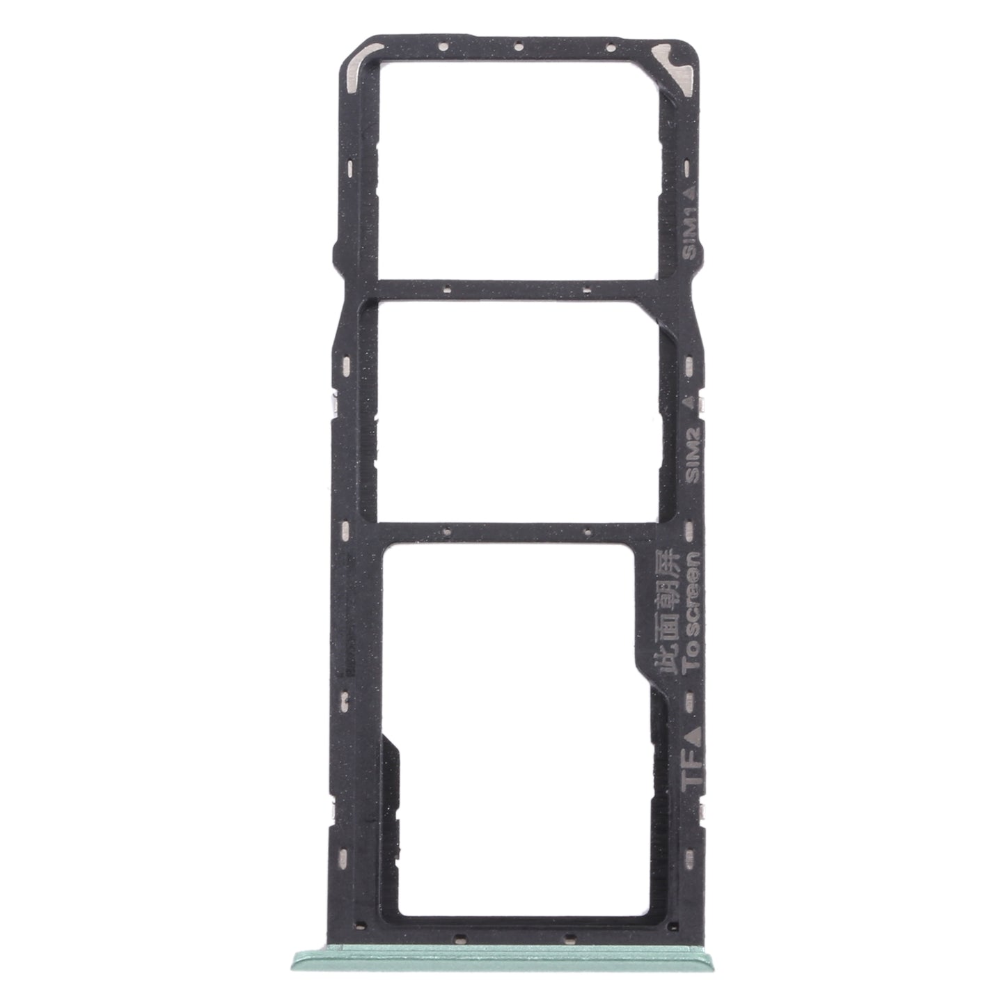 For OPPO Realme C11 RMX2185  SIM Card Tray + SIM Card Tray + Micro SD Card Tray (Green)