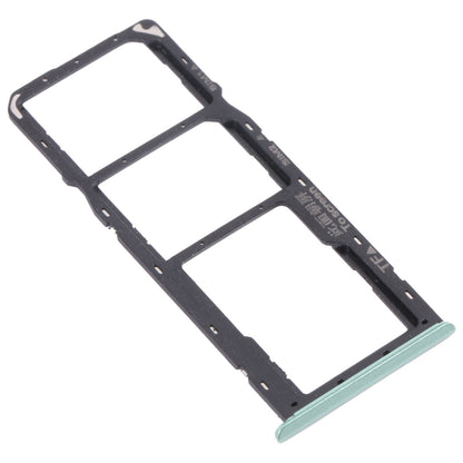 For OPPO Realme C11 RMX2185  SIM Card Tray + SIM Card Tray + Micro SD Card Tray (Green)