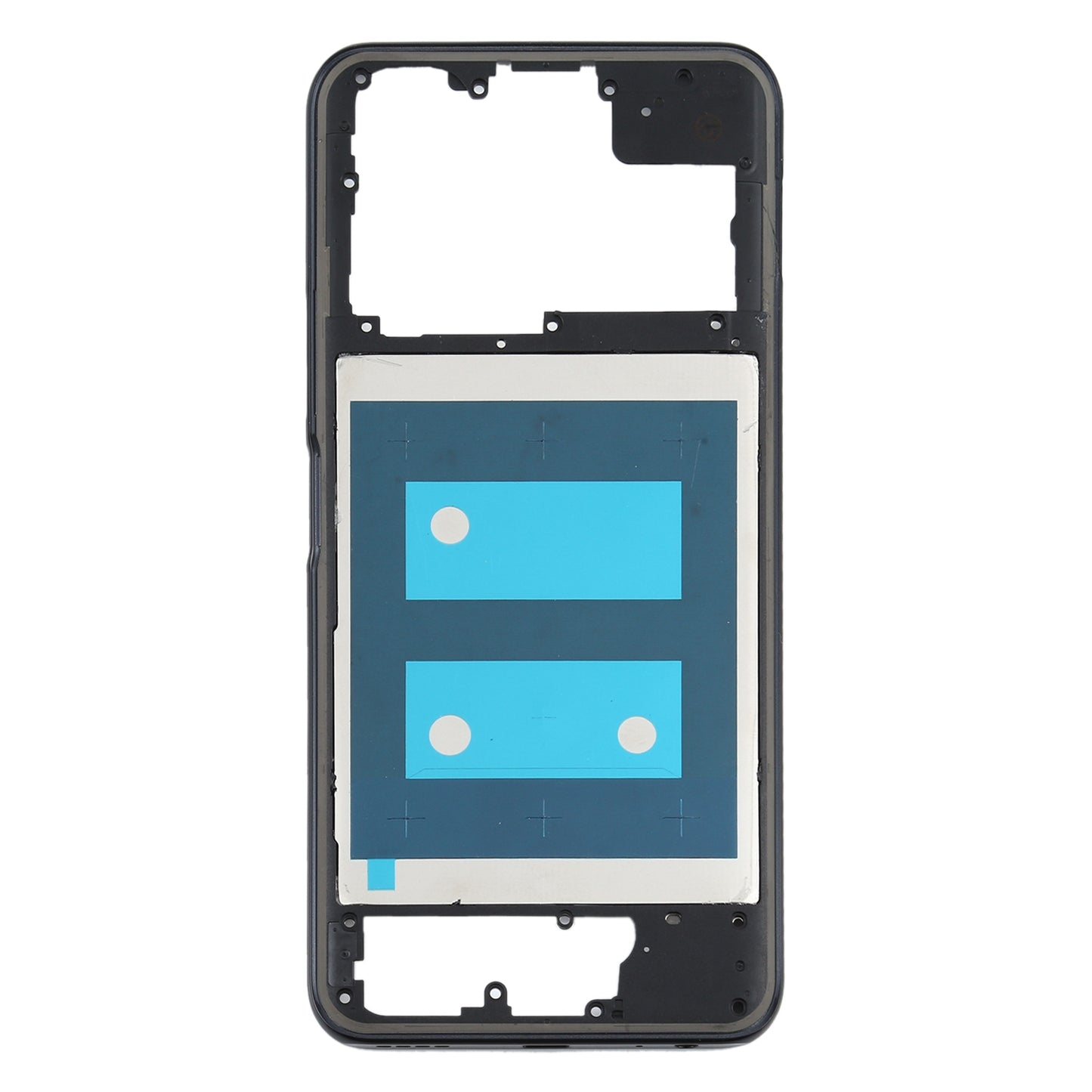 For Vivo Y70s Middle Frame Bezel Plate(Black)