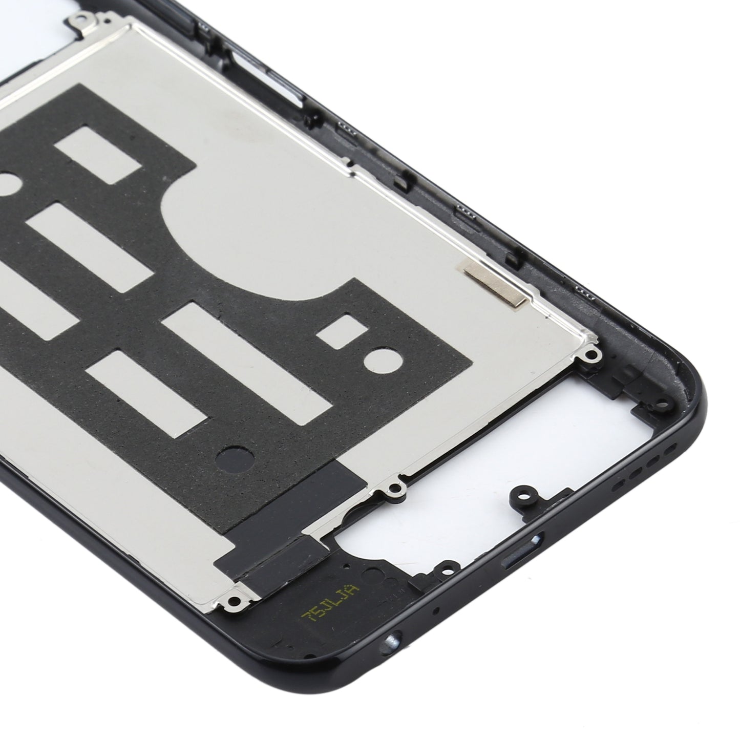 For Vivo Y70s Middle Frame Bezel Plate(Black)