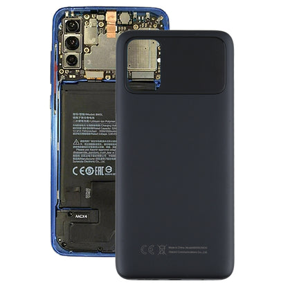 Original Battery Back Cover for Xiaomi Poco M3 M2010J19CG(Black)