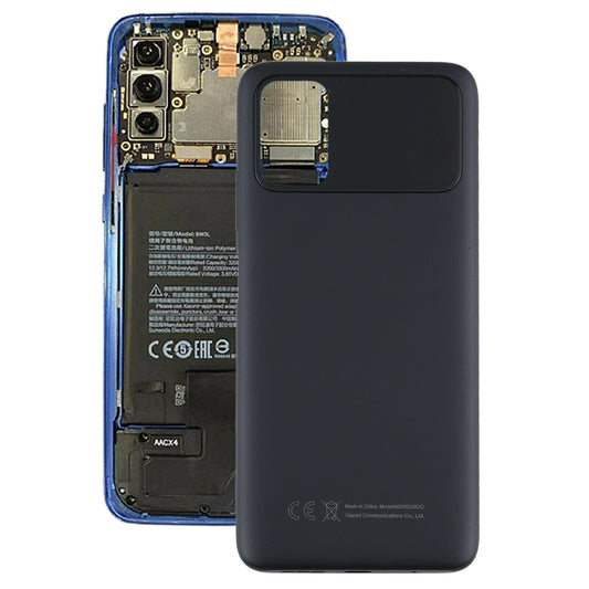 Original Battery Back Cover for Xiaomi Poco M3 M2010J19CG(Black)
