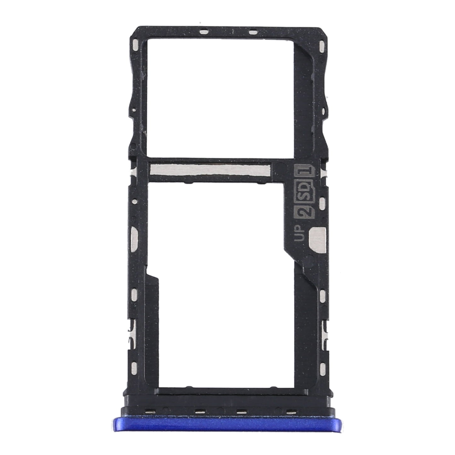 SIM Card Tray + SIM Card Tray / Micro SD Card Tray for Motorola Moto G9 Play/Moto G9 (India) (Blue)