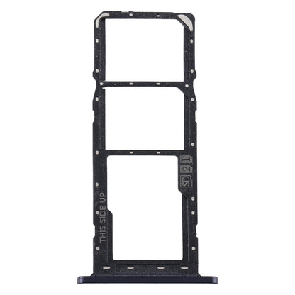 SIM Card Tray + SIM Card Tray + Micro SD Card Tray for Motorola Moto E6 Plus/Moto E6s (2020)/AGA0004/PAGA0004IN/PAGA0033IN/PAGA0033 (Black)