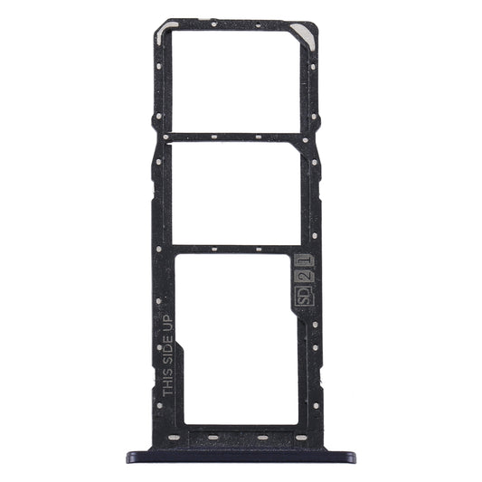 SIM Card Tray + SIM Card Tray + Micro SD Card Tray for Motorola Moto E6 Plus/Moto E6s (2020)/AGA0004/PAGA0004IN/PAGA0033IN/PAGA0033 (Black)