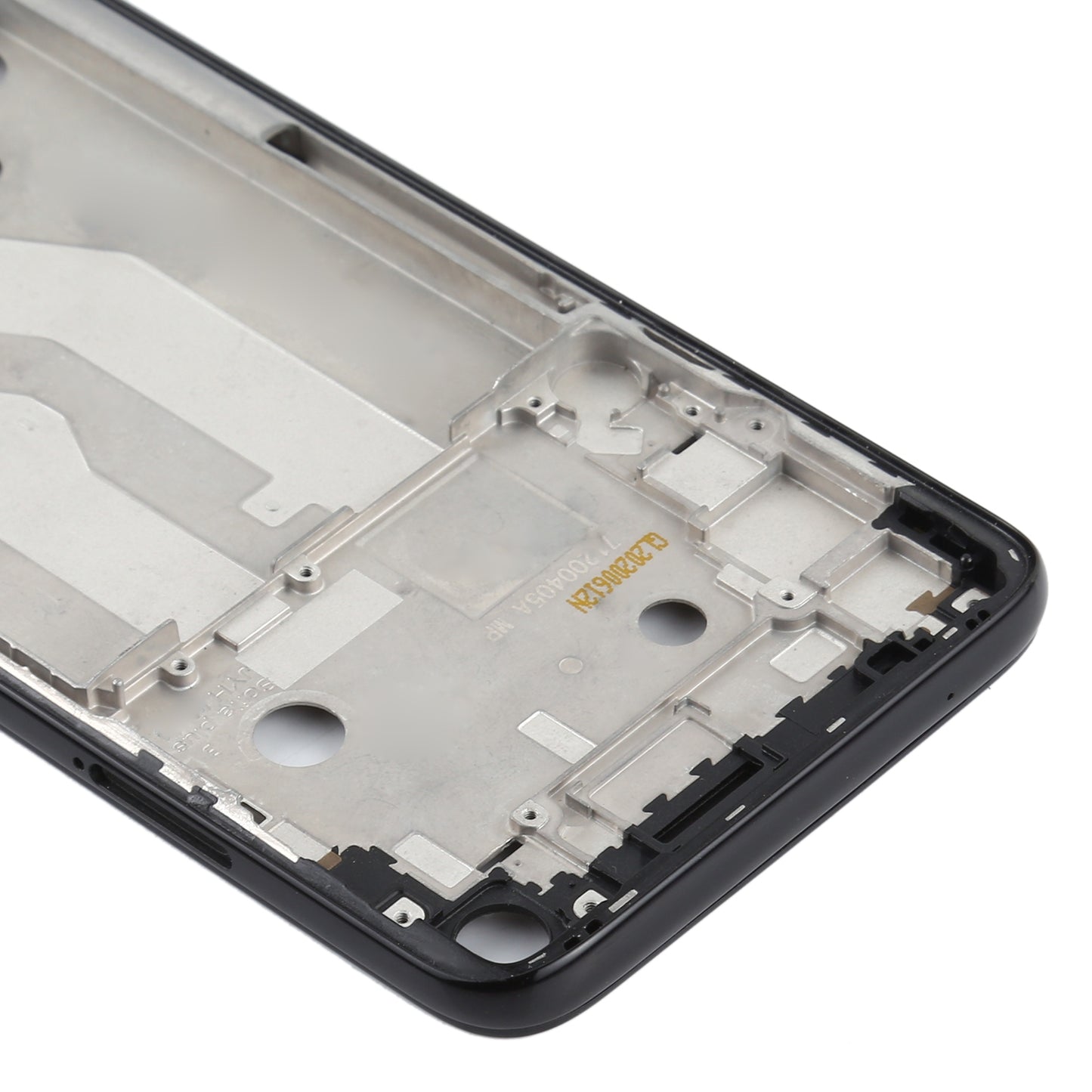 Front Housing LCD Frame Bezel Plate for Motorola Moto G Stylus XT2043 XT2043-4 (Black)