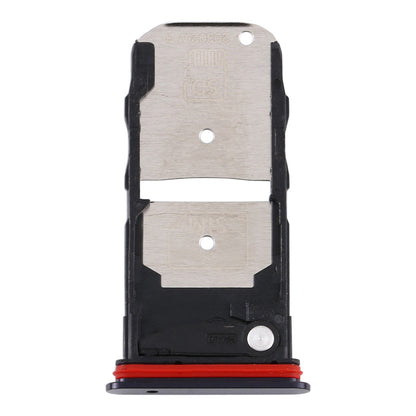 SIM Card Tray + SIM Card Tray / Micro SD Card Tray for Motorola Edge XT2063-3 (Black)