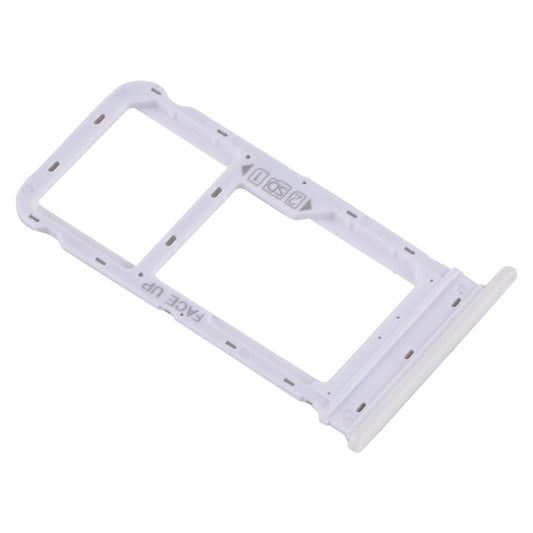 SIM Card Tray + Micro SD Card Tray for Motorola Moto G8 (White)