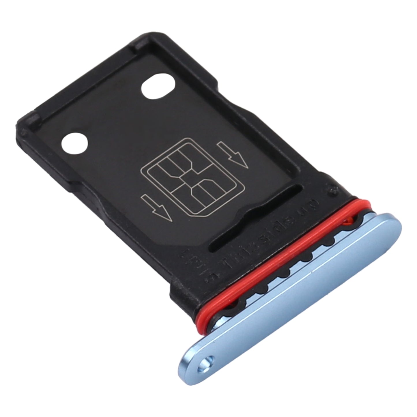 For OnePlus 9R SIM Card Tray + SIM Card Tray (Blue)