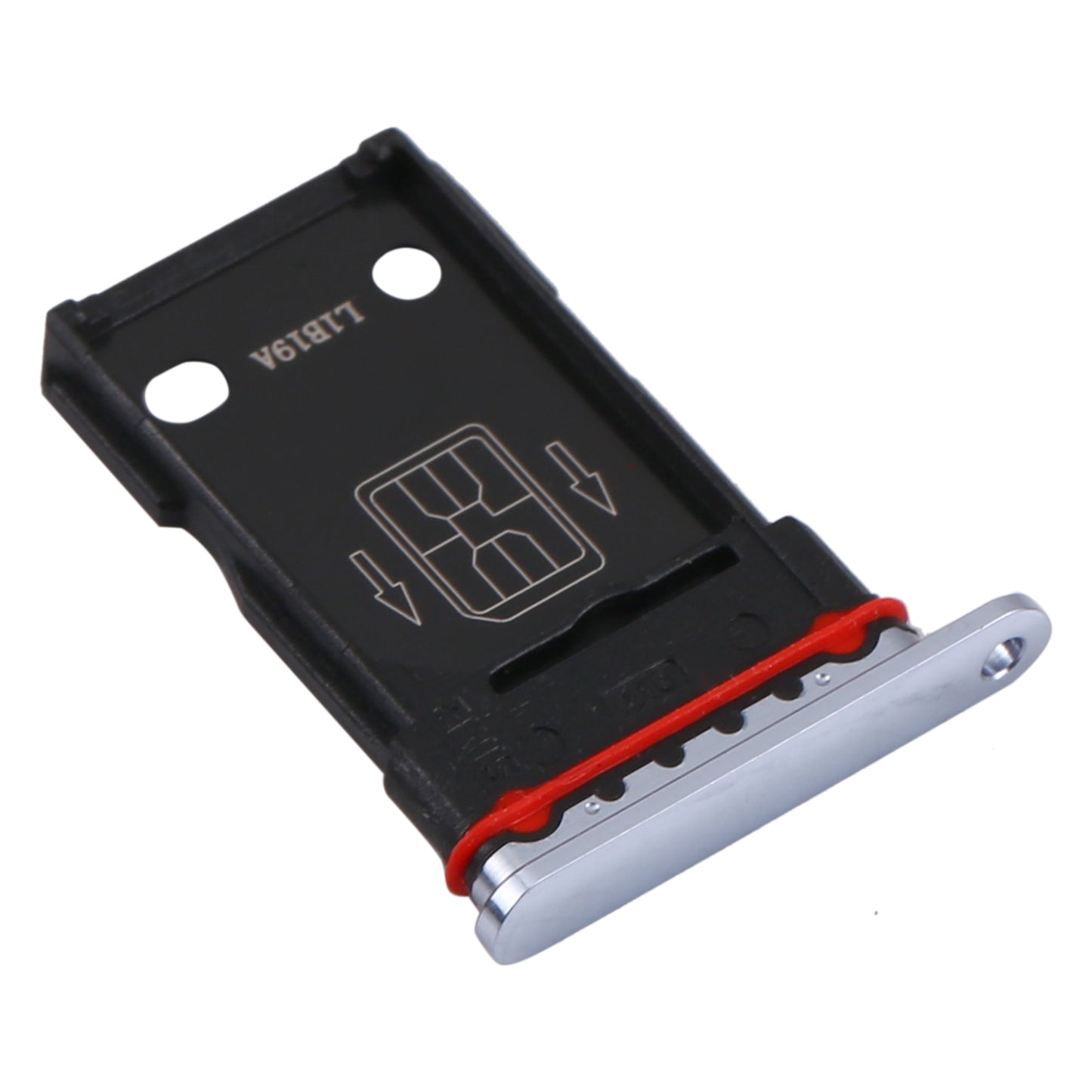 For OnePlus 9 Pro SIM Card Tray + SIM Card Tray (Silver)