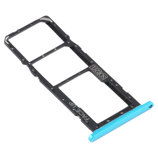 SIM Card Tray + SIM Card Tray + Micro SD Card Tray for Motorola Moto G8 Power Lite (Green)