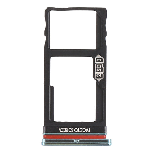 SIM Card Tray + Micro SD Card Tray for Motorola Moto One Action XT2013-1 XT2013-2 XT2013-4 (Green)