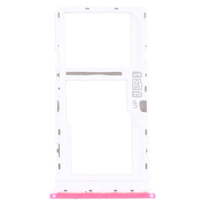 SIM Card Tray + SIM Card Tray / Micro SD Card Tray for Motorola Moto G10 XT2127-2 (Red)