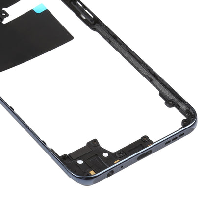 Middle Frame Bezel Plate for Xiaomi Redmi Note 10 M2101K7AI M2101K7AG(Black)