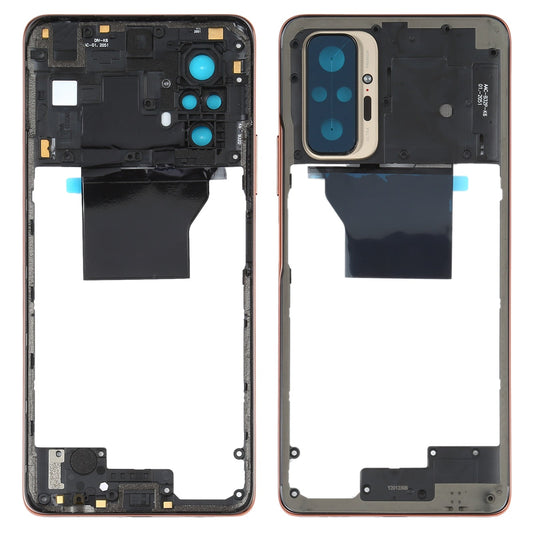 Original Middle Frame Bezel Plate for Xiaomi Redmi Note 10 Pro Max / Redmi Note 10 Pro / Redmi Note 10 Pro (India)  M2101K6P M2101K6G M2101K6I(Gold)