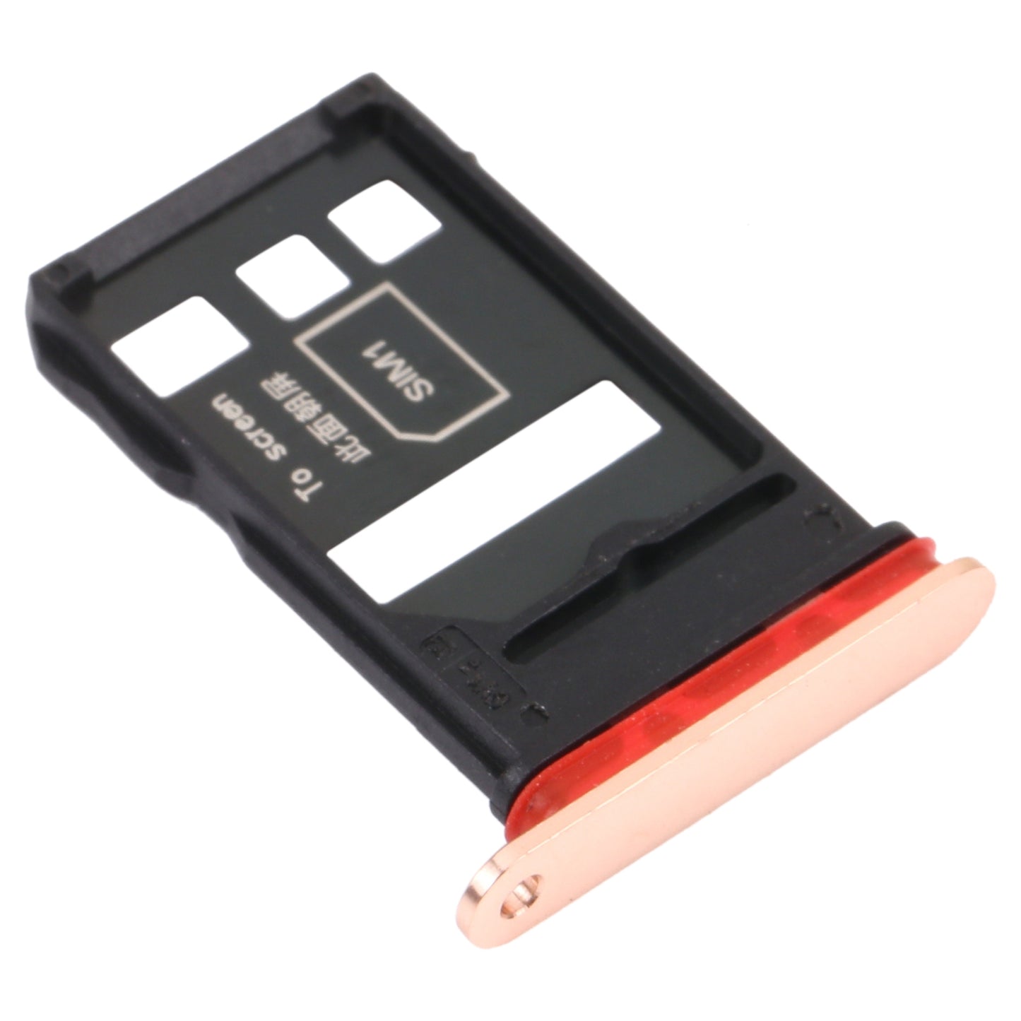 SIM Card Tray + SIM Card Tray for Honor V40 5G(Gold)