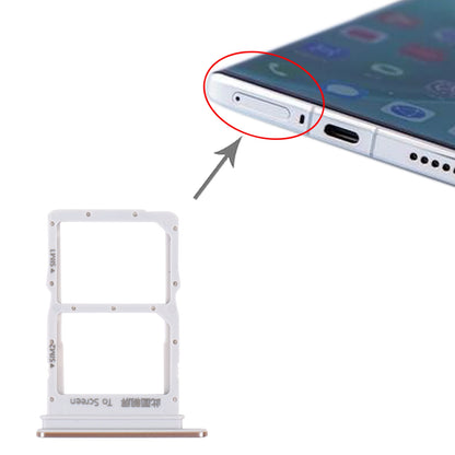 SIM Card Tray + SIM Card Tray for Huawei Nova 8 5G (Silver)