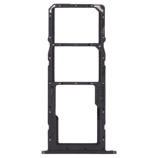 SIM Card Tray + SIM Card Tray + Micro SD Card Tray for Huawei Enjoy 20 SE 4G(Black)