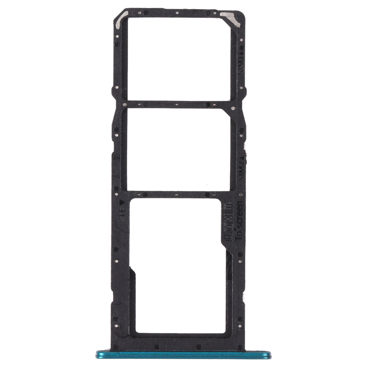 SIM Card Tray + SIM Card Tray + Micro SD Card Tray for Huawei Enjoy 20 SE 4G(Green)