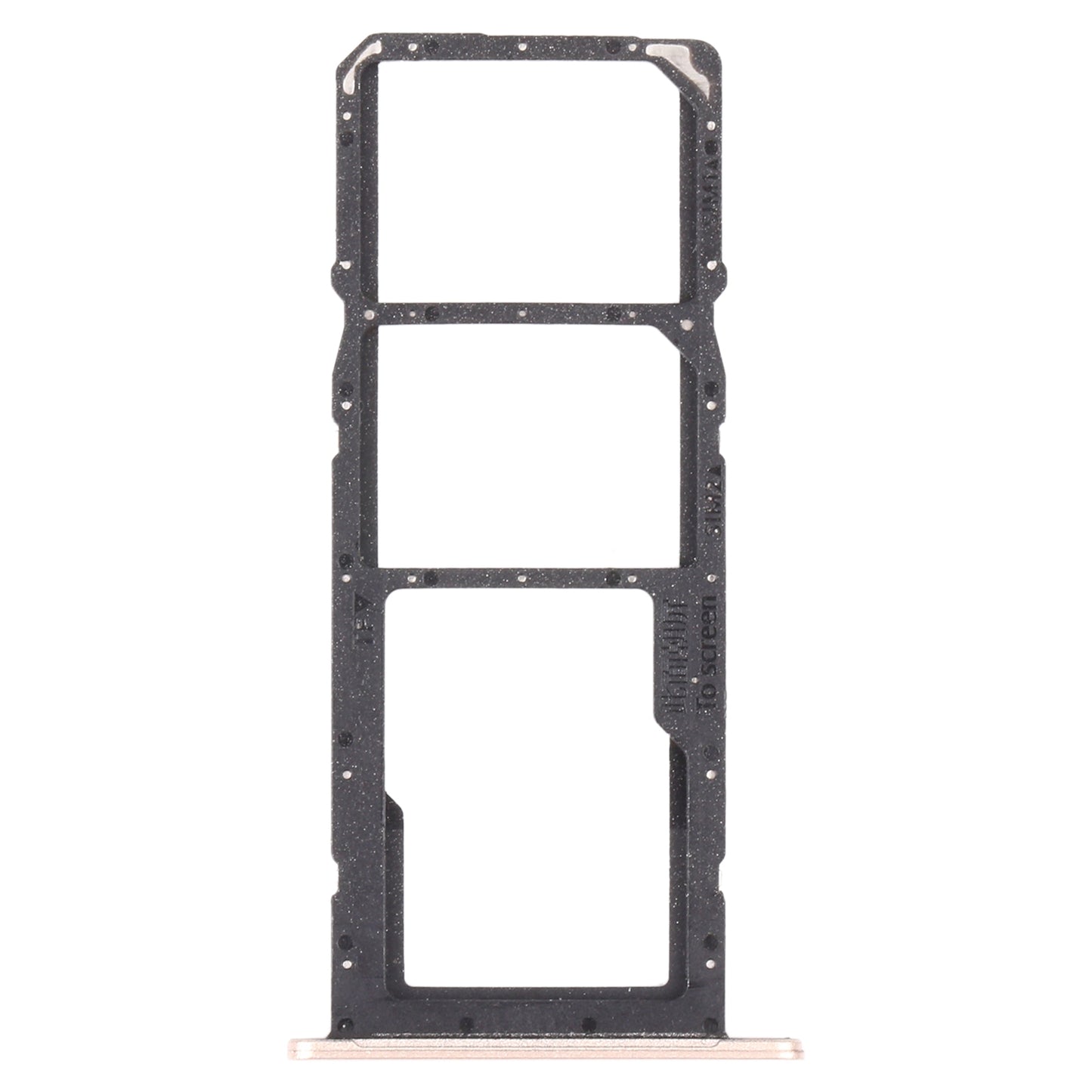 SIM Card Tray + SIM Card Tray + Micro SD Card Tray for Huawei Enjoy 20 SE 4G(Gold)