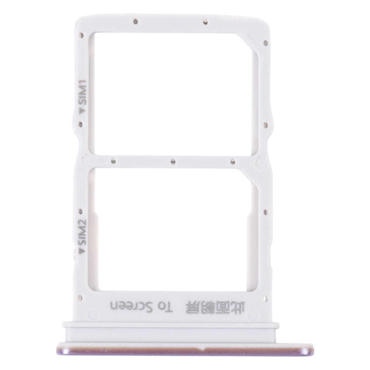 SIM Card Tray + SIM Card Tray for Huawei Nova 8 SE (Purple)