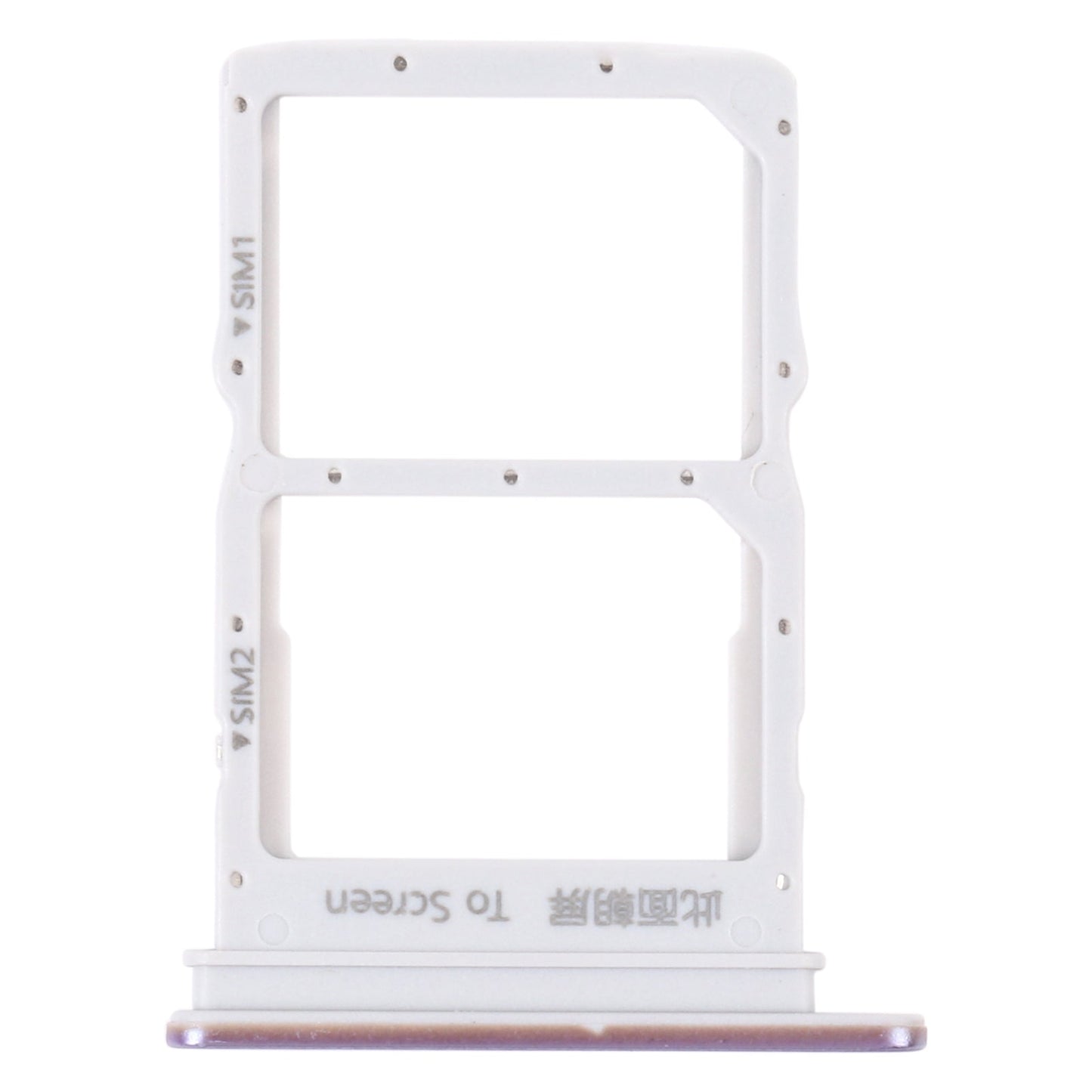 SIM Card Tray + SIM Card Tray for Huawei Nova 8 SE (Purple)