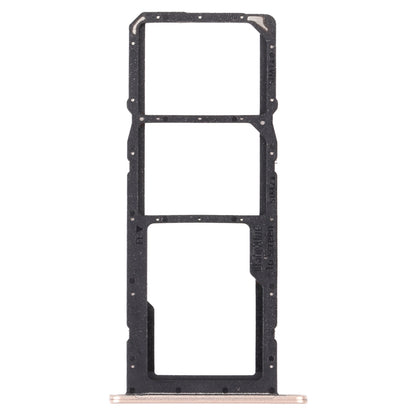 SIM Card Tray + SIM Card Tray + Micro SD Card Tray for Huawei Y7a (Gold)