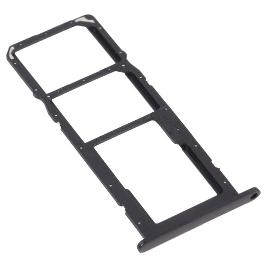 SIM Card Tray + SIM Card Tray + Micro SD Card Tray for Huawei P Smart 2021 (Black)