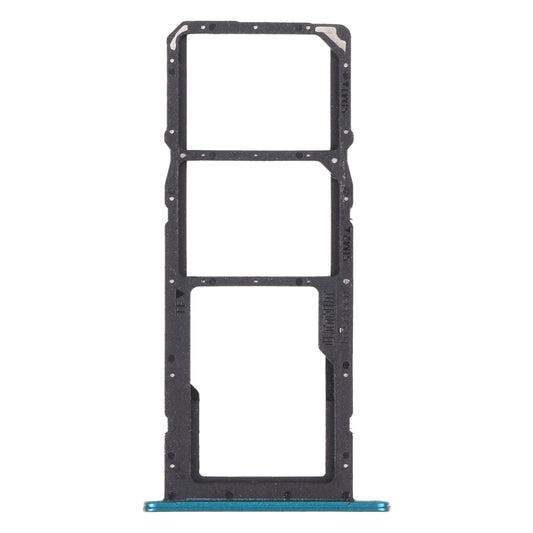 SIM Card Tray + SIM Card Tray + Micro SD Card Tray for Huawei P Smart 2021 (Green)