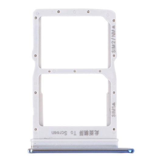 SIM Card Tray + SIM Card Tray / NMicro Card Tray for Honor X10 Max 5G (Silver)