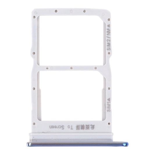 SIM Card Tray + SIM Card Tray / NMicro Card Tray for Honor X10 Max 5G (Silver)