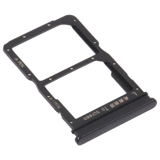 SIM Card Tray + NM Card Tray for Huawei P Smart S (Black)