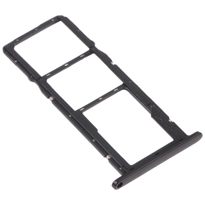 SIM Card Tray + SIM Card Tray + Micro SD Card Tray for Honor 8S 2020 (Black)