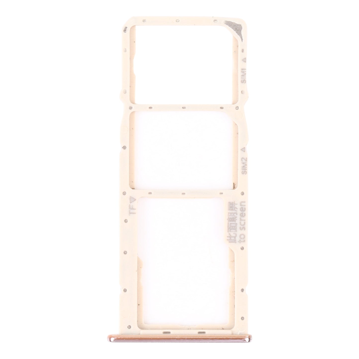 SIM Card Tray + SIM Card Tray + Micro SD Card Tray for Huawei Y5p (Gold)