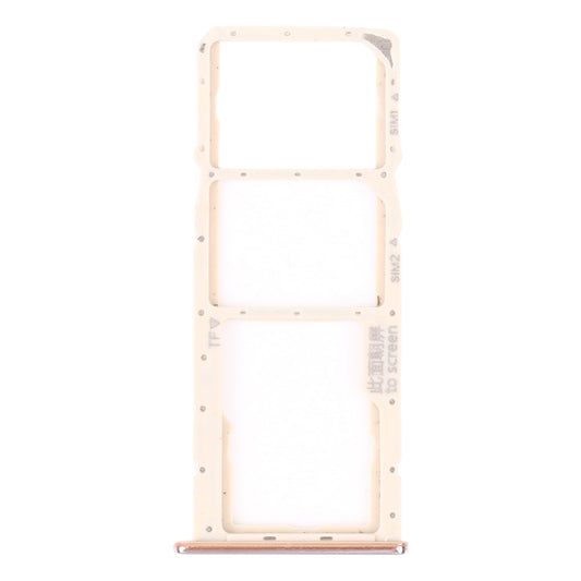 SIM Card Tray + SIM Card Tray + Micro SD Card Tray for Huawei Y5p (Gold)