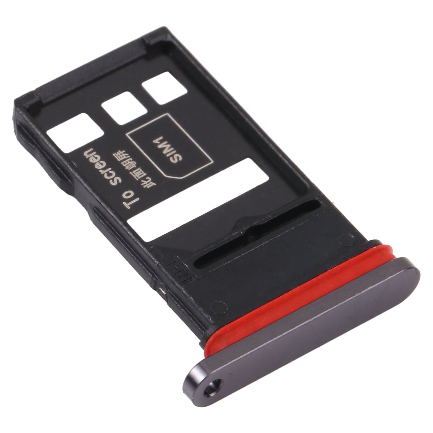 SIM Card Tray + SIM Card Tray for Honor 30 Pro (Black)