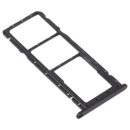 SIM Card Tray + SIM Card Tray + Micro SD Card Tray for Honor 8A 2020 (Black)
