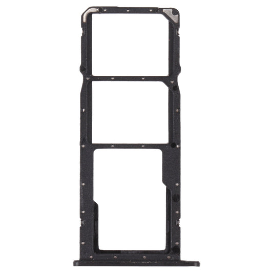SIM Card Tray + SIM Card Tray + Micro SD Card Tray for Honor 8A 2020 (Black)