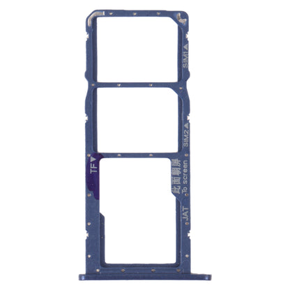 SIM Card Tray + SIM Card Tray + Micro SD Card Tray for Honor 8A 2020 (Purple)